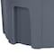 Toter 55 gal Round Institutional Plastic Can, Dark Gray Granite RND55-B0149 - alternate 5